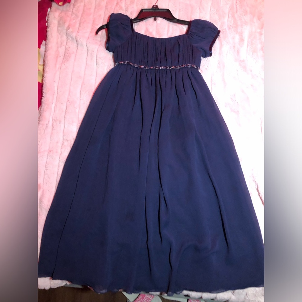 Dark blue kids dress
